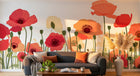 Design A0369 — Papier peint Coquelicots et Fleurs Sauvages — Novomur