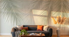 Design A0371 — Papier peint Palmier Tropical Vert - Collection 3 — Novomur