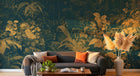 Design A0453 — Papier peint Jungle Tropicale Dense Aquarelle — Novomur