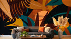 Design A0509 — Papier peint Palmier Tropical Vert - Collection 3 — Novomur