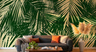 Design A0906 — Papier peint Palmier Tropical Vert - Collection 4 — Novomur