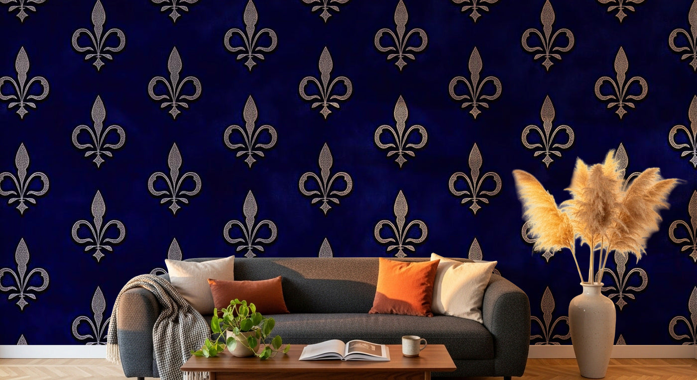 Papier peint Damassé Classique - Sur mesure - Design A0944