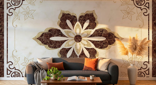 Design AS0238 — Papier peint Damassé Classique — Novomur