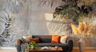 Design D0100 — Papier peint Palmier Tropical Doré Luxe - Collection 2 — Novomur