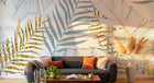 Design D0837 — Papier peint Palmier Tropical Doré Luxe - Collection 1 — Novomur