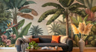 Design F0144 — Papier peint Jungle Tropicale Dense Aquarelle — Novomur