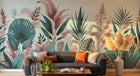Design F0251 — Papier peint Palmier Tropical Vert - Collection 1 — Novomur