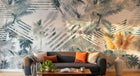 Design SK0101 — Papier peint Palmier Tropical Vert - Collection 4 — Novomur