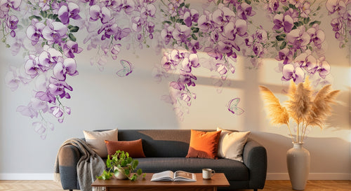 Design SK0398 — Papier peint Floral Petites Fleurs — Novomur