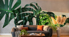 Design SK0440 — Papier peint Palmier Tropical Vert - Collection 4 — Novomur