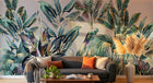 Design SL0344 — Papier peint Palmier Tropical & Jungle Dense — Novomur