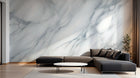 Design A0025 — Papier peint Marbre Blanc Classique - Collection 1 — Novomur