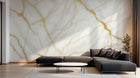 Design A0036 — Papier peint Marbre Blanc Classique - Collection 2 — Novomur