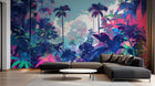 Design A0050 — Papier peint Palmier Tropical Pop Art Vif — Novomur