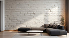 Design A0057 — Papier peint Brique Blanche — Novomur