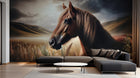 Design A0117 — Papier peint Chevaux — Novomur