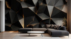 Design A0288 — Papier peint Géométrique Triangles et Losanges - Collection 1 — Novomur