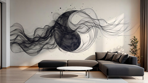 Design A0292 — Papier peint Art Encre Moderne — Novomur