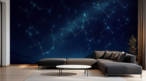 Design A0325 — Papier peint Galaxie Réaliste — Novomur