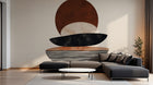 Design A0348 — Papier peint Art Abstrait Bauhaus Beige - Collection 2 — Novomur