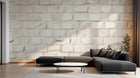 Design A0419 — Papier peint Brique Blanche — Novomur