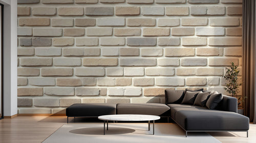 Design A0420 — Papier peint Brique Blanche — Novomur