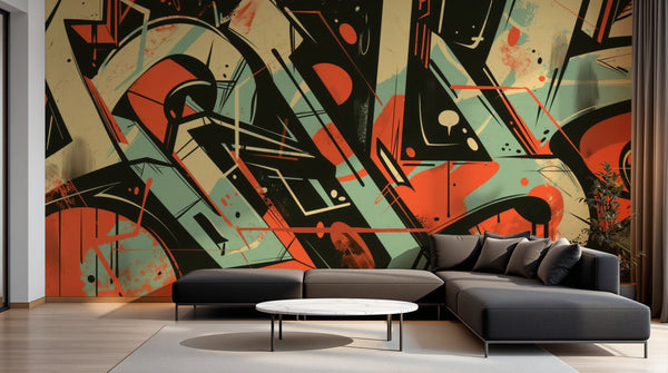 Papier peint Graffiti Street Art - Sur mesure