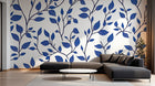 Design A0443 — Papier peint Botanique Feuilles Sombres — Novomur