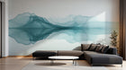 Design A0565 — Papier peint Art Abstrait Vagues et Lignes — Novomur