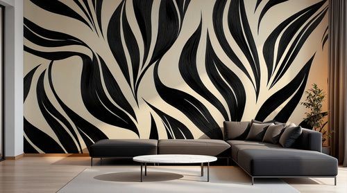 Design A0596 — Papier peint Art Encre Moderne — Novomur