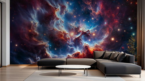 Design A0635 — Papier peint Galaxie Réaliste — Novomur