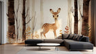Design A0722 — Papier peint Animaux Forêt — Novomur