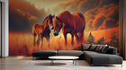 Design A0798 — Papier peint Chevaux — Novomur