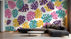 Design A0873 — Papier peint Palmier Tropical Pop Art Vif — Novomur