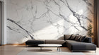 Design C0126 — Papier peint Marbre Blanc Classique - Collection 1 — Novomur