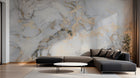 Design C0429 — Papier peint Marbre Blanc Classique - Collection 2 — Novomur