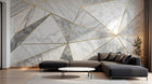 Design C0621 — Papier peint Marbre Géométrique — Novomur