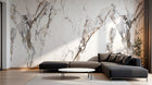 Design C0691 — Papier peint Marbre Blanc Classique - Collection 2 — Novomur