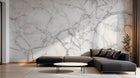 Design C0841 — Papier peint Marbre Blanc Classique - Collection 1 — Novomur