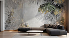 Design D0100 — Papier peint Palmier Tropical Doré Luxe - Collection 2 — Novomur