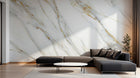 Design D0158 — Papier peint Marbre Blanc Classique - Collection 2 — Novomur