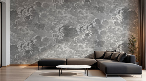 Design D0313 — Papier peint Marbre Blanc Classique - Collection 1 — Novomur