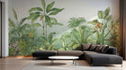 Design E0285 — Papier peint Palmier Tropical & Jungle Dense — Novomur