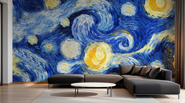Papier peint panoramique Galaxie Réaliste - Sur mesure