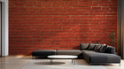 Design F0638 — Papier peint Brique Rouge — Novomur