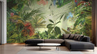 Design L1084 — Papier peint Jungle Enfant Tigre & Singes — Novomur