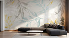 Design SK0115 — Papier peint Botanique Feuilles Dorées — Novomur