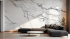 Design SK0271 — Papier peint Marbre Blanc Classique - Collection 2 — Novomur