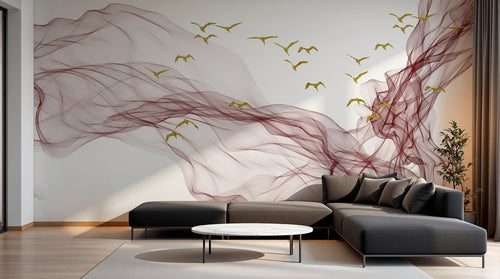 Design SK0595 — Papier peint Art Encre Moderne — Novomur