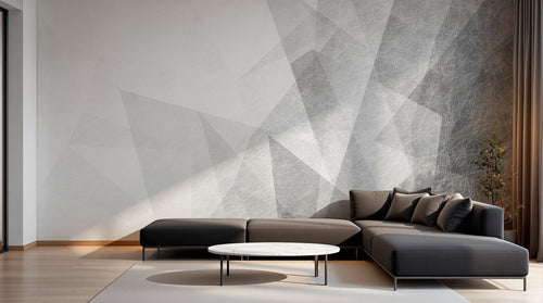 Design SK0652 — Papier peint Géométrique Triangles et Losanges - Collection 2 — Novomur
